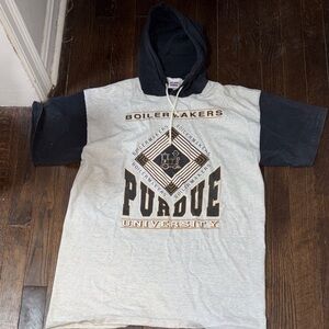 Purdue University Vintage Hoodie T-Shirt